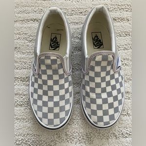 VANS Kids Classic Slip-On Checkerboard Shoe. Size 2.